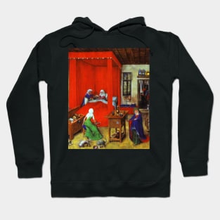 the birth of john the baptist 1422 - Jan van Eyck Hoodie